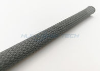 Couleur noire gainante tressée expansible en nylon à haute densité pour la protection de câble