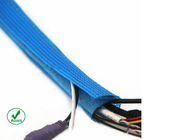 Enveloppe de câble tressée par Velcro de gestion de harnais de fil, poids léger de capot de fils de Velcro