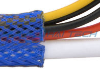 Logo fait sur commande de manchon de câble ignifuge de résistance à l'abrasion pour la gestion de fil
