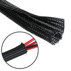 Bâche flexible de Velcro de crochet en nylon de manchon de câble et de fil tressé de boucle