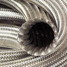 L'acier inoxydable de largeur durable de 50mm a tressé résistant de tension gainant