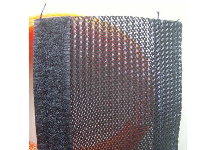 Approbation résistante d'UL d'abrasion d'enveloppe de câble tressée par Velcro flexible léger