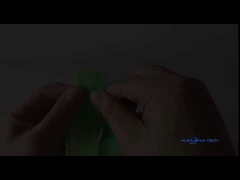 Manchon tressé vert personnalisé pour faisceau de câbles