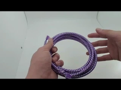 Cable d' alimentation PC à manches, câble tressé en coton à manches pour câble USB