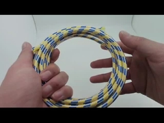 Bureau / Accueil Manches tressées en coton vert protégeant le harnais de câblage