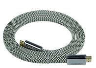 Métier à tisser de fil à hautes températures de coton noir, enveloppe de fil tressé pour la protection de câble