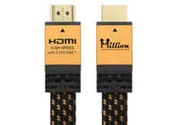 Câble protégeant l'halogène gainant tressé par coton librement pour des câbles de HDMI