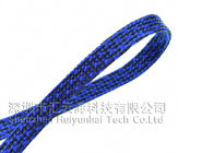 Métier à tisser de fil résistant à l'usure bleu de bouclier thermique, enveloppe à hautes températures de fil de coton
