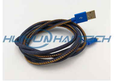 acheter Douille résistante à la chaleur de fil de tissu à extrémité élevé de Mfi Jean pour le harnais de câble d'Usb de denim fabrication en ligne
