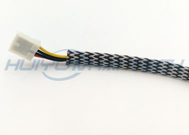 acheter Le PC gainant de câble tressé expansible multi résistant à l'usure de couleur raye le harnais fabrication en ligne