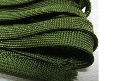 acheter Gainer tressé électrique vert de Nomex résistant à l'usure pour la gestion de câble fabrication en ligne