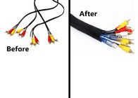 Harnais de câble gainant tressé électrique d'USB, preuve gainante tressée de flamme