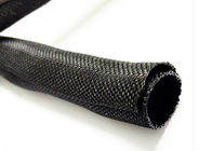 Douille fendue de métier à tisser tressée par polyester, individu flexible de câble enveloppant la coutume gainante