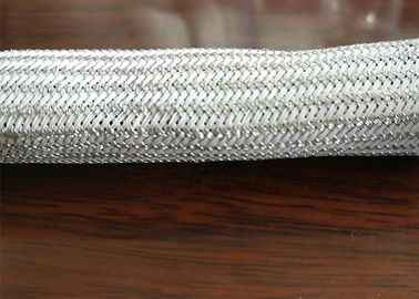 acheter Gainer tressé plaqué par argent d'acier inoxydable, tuyauterie tressée d'acier inoxydable fabrication en ligne