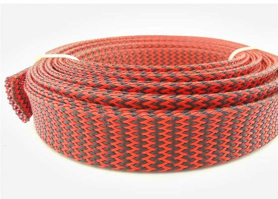 acheter L'ANIMAL FAMILIER noir rouge a tressé le fil résistant à la chaleur gainent la largeur de 1mm 150mm fabrication en ligne