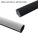 L'enveloppe blanche noire de fil de Velcro facile installent la douille de gestion de câble du néoprène