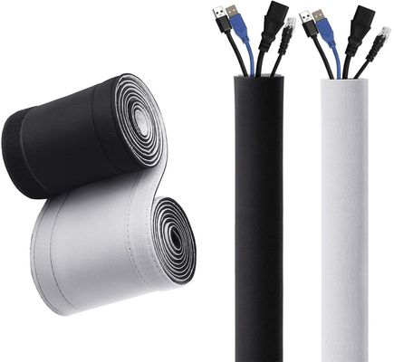 acheter Bâche flexible de fil tressé de manchon de câble de Velcro du néoprène de gestion fabrication en ligne
