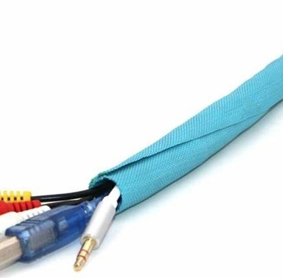 acheter L'individu bleu d'ANIMAL FAMILIER de GV enveloppant la fente a tressé l'abrasion gainante résistante fabrication en ligne