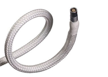Couleur blanche gainante tressée des véhicules à moteur ignifuge pour des câbles de HDMI