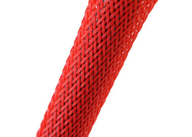 Enveloppe tressée par manchon de câble à fermeture automatique de tirette colorée avec le point de fusion élevée