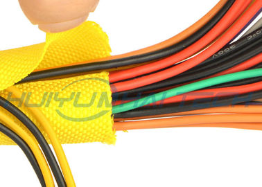 Taille faite sur commande d'enveloppe tressée à fermeture automatique à filaments multiples pour le harnais de fil/câble