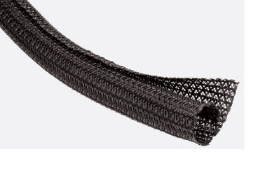 Individu résistant UV de métier à tisser de fente enveloppant le couteau de coupe chaud gainant tressé fendu