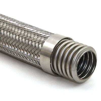 Douille tressée d'anti de corrosion d'acier inoxydable tuyau ondulé de manchon de câble